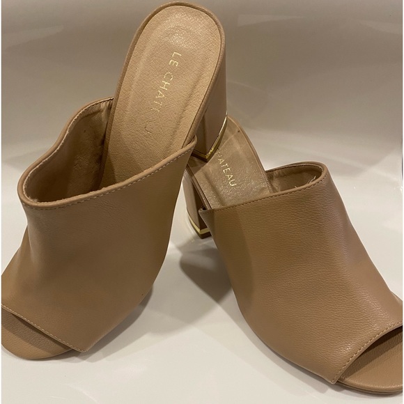 le chateau Shoes - Le Chateau Nude Mules - New - Size 37